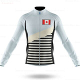 Canada Spring/summer Road Cycling Jersey Mens Long Sleeve Sweats Mountain Racing Bicycle Clothing Maillot Ropa Ciclismo Hombre - Boom Boom London