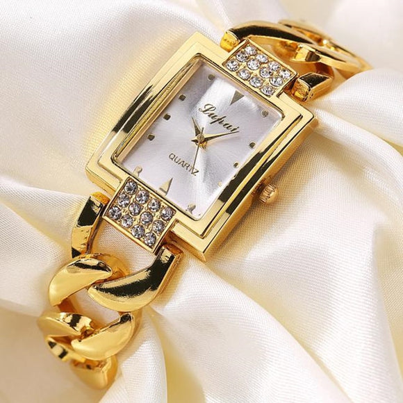 Ladies Watches 2020 Wrist Guaranteed Women Crystal Diamond Watches Luxury Gold Watch Stainless Steel Women's Watch Clock Women - Boom Boom London