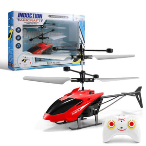 JMU Mini LED Light Toys RC Helicopter Aircraft Suspension Induction Helicopter for Children Gift - Boom Boom London