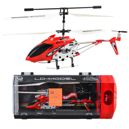 3.5CH Metal RC Helicopter With Lights Remote Controller Helicopter - Boom Boom London