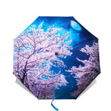 LIKE RAIN Creative Chinese Art Painting Umbrella Rain Women Fashion Female Folding Sun Parasol Kids Umbrella Corporation YHS09 - Boom Boom London