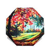 LIKE RAIN Creative Chinese Art Painting Umbrella Rain Women Fashion Female Folding Sun Parasol Kids Umbrella Corporation YHS09 - Boom Boom London