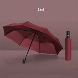 LIKE RAIN Female Automatic Umbrella Light And Durable 8 Ribs Strong Men Umbrellas Rain Women Folding Travel Kids Umbrella UBY03 - Boom Boom London