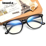 Imwete Anti Blue Light Computer Glasses Frame Men Women Transparent Gaming Glasses Frames Protection Eye Retro Spectacles Frames - Boom Boom London